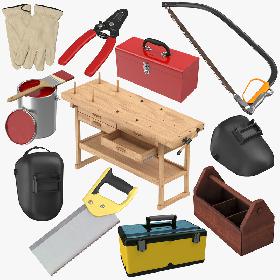 3D Workshop Collection model